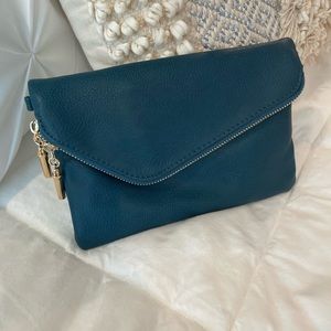 Teal Clutch Purse - NEW never used.